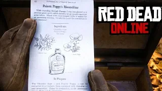 How To Get Poison Poppy's Moonshine Recipe! Red Dead Online Update