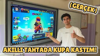 AKILLI TAHTADA BRAWL STARS OYNADIM 😱!