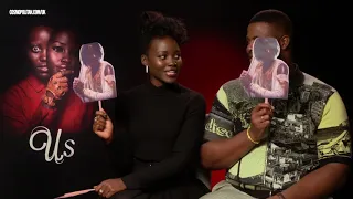 'Us' stars Lupita Nyong'o and Winston Duke on how they became 'creepy' for the film