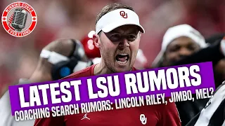 Lincoln Riley to LSU rumors: Is Jimbo the real coaching search target, Mel Tucker the backup?