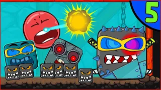 Мультик Red Ball 4 "НОВЫЙ ПОДЗЕМЕЛЬНЫЙ БОСС" Анимация Игра Красный Шар ОЗВУЧКА несносный шарик Спуди