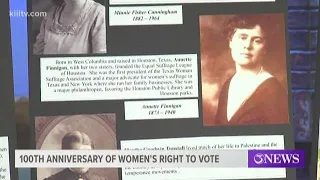 Celebrating the 100th anniversary of women's right to vote