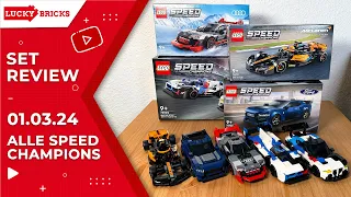 Einmal LEGO Tapete bitte! | Review LEGO® Speed Champions - 76919 76920 76921 76922
