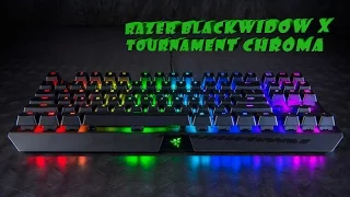 Unboxing RAZER BLACKWIDOW X TOURNAMENT CHROMA (RUS)