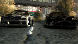 NFS Most Wanted - Cross' Corvette vs. Razor