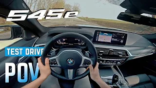 BMW 545e POV Test Drive
