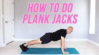 HOW TO PLANK JACK FOR BEGINNERS / HOW TO DO PLANK JACKS