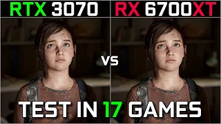 RTX 3070 vs RX 6700XT | Test in 17 New Games at 1080p - 1440p | in 2023