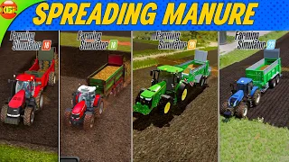 Fs16 vs Fs18 vs Fs20 vs Fs23 ! Spreading Manure Evolution