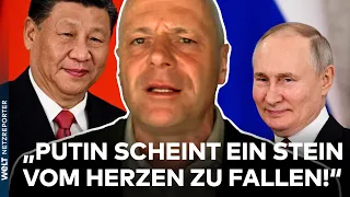 XI JINPING IN MOSKAU: "Putin scheint ein Stein vom Herzen zu fallen!" Schulterschluss mit China