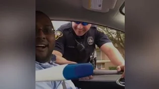 Bystander: Man Gets Pulled Over For Pregnancy Announcement