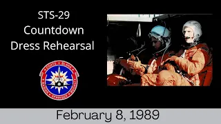 Space Shuttle STS-29 Countdown Rehearsal | Kennedy Space Center