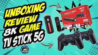 UNBOXING & REVIEW GAME TV STICK 8K ULTRA HD 5G X2 CONSOLA Q9 RETRO JUEGOS CLASICOS abacuq2000