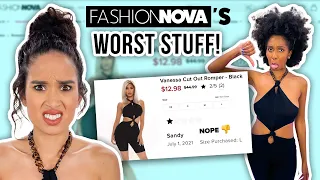 Trying Fashion Nova’s WORST RATED Items!