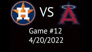 Astros VS Angels Condensed Game Highlights 4/20/22