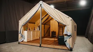 How to set up Glamping tent