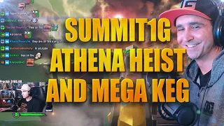 SUMMIT1G XQC SEA OF THIEVES MEGA KEG PLAY — Summit1g Athena Heist - Sea of Thieves Highlights 2021