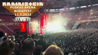 Rammstein Angst Live Budapest 11. July 2023 #4K