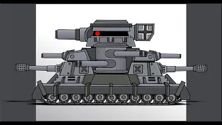 How To Draw Mini VK-44 - Cartoons About Tanks