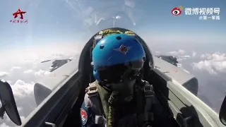 PLA Air Force JH 7 Fighter Bombers Doing Live Fire Drills