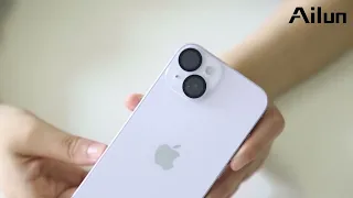 [Ailun] How to install Lens protector on iPhone 14 and iPhone 14 Plus,Night shooting function