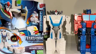 Transformers earthspark wheeljack 1 step flip changer review. Generations G1 core class collection