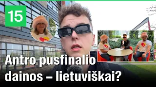 Justas įvertino antrojo pusfinalio dainas: o kas jei skambėtų lietuviškai?