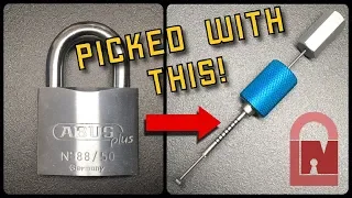 Abus PLUS 88/50 Padlock Picked Blind + Cutaway View