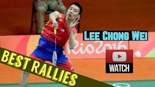 Lee Chong Wei Best Rallies of 2016 - Crazy Skills - 李宗伟厉害的打球法