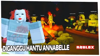 KISAH LIBURAN DIGANGGU HANTU B0NEKA ANNABELLE - THE CABIN ROBLOX STORY