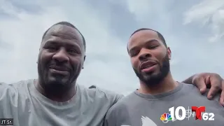 Former Eagle and current Eagle Jeremiah Trotter Sr. and Jeremiah Trotter Jr. speak out