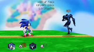 PROJECT M EX REMIX 0.95 B SONIC MOVESET SHOWCASE