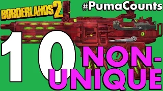 Top 10 Best Non-Unique Guns and Weapons in Borderlands 2 #PumaCounts