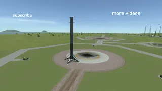 how to land a Falcon 9 in a Landing Zone in KSP (No MechJeb2 or kOS)