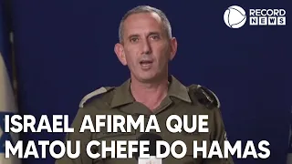 Israel afirma que matou chefe do Hamas