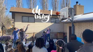 EPIC BASKETBALL GENDER REVEAL + Party Planning Tips