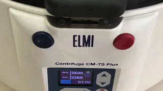 Swing out centrifuge:ELMI CM-7S 6X50mL PRP tubes 3500rpm 2259rcf; Eppendorf 5417C 8X5mL PCR,10k RPM