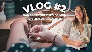 VLOG #2 Je vous ouvre la porte de mon atelier de céramiste comme jamais !