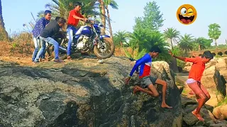 TRY TO NOT LAUGH CHALLENGE Must watch new funny video 2020_by fun sins।village boy comedy video।ep36