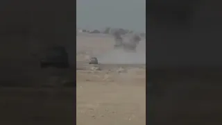 French army destroying a Kamikaze car near Raqqa (educational purposes ⚠️) #shorts