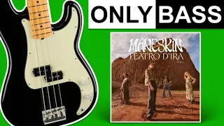I WANNA BE YOUR SLAVE - Måneskin | Only Bass (Isolated)