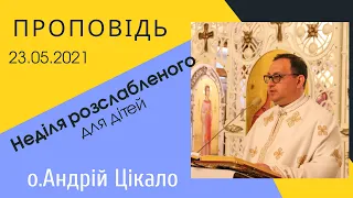 Неділя розслабленого. Проповідь о.Андрія (для дітей)