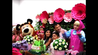 Show Infantil Masha y el Oso - Canto del cumpleaños con Estrellas Mágicas - Mágicamente Divertido!!!