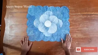 Old Jeans Reuse Idea | Beautiful Doormat Making | Ancy's Super World