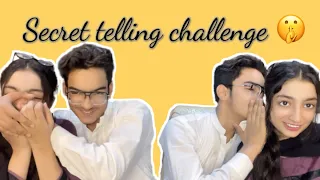 Secret telling challenge 🤫|| hath kaat liye 😫😅|| Umaima Junaid Vlog✔️