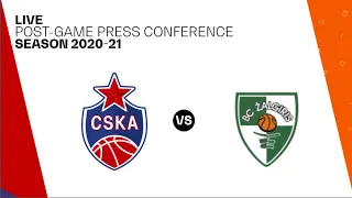 Euroleague. CSKA vs. Zalgiris (post game)