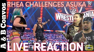 LIVE REACTION - Rhea Ripley Lays Down a WrestleMania Challenge to Asuka | Monday Night Raw 3/22/21