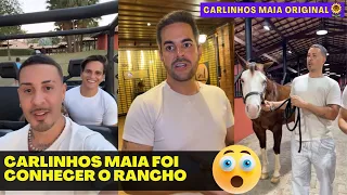 CHEGOU NO RANCHO | CARLINHOS CONHECEU OS ANIMAIS, ELA TEM BARRIGA DE ALUGUEL! 😲😲 | CARLINHOS MAIA 🌻