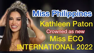WINNING ANSWER of newly Crowned Miss ECO INTERNATIONAL Kathleen Paton of PHILIPPINES