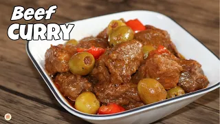 BEEF CURRY with Olives